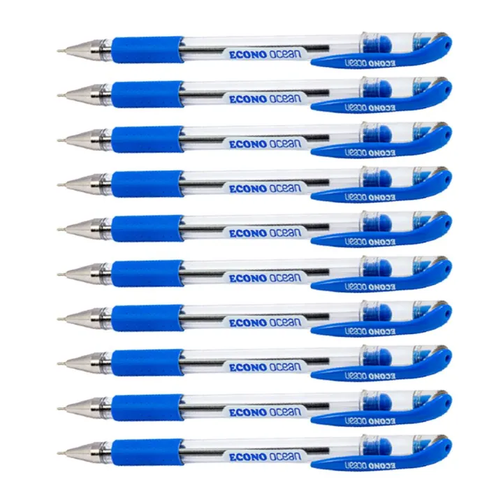 Econo%20Ocean%20Ball%20Pen%20-%2010%20pcs%20pens%20-%20(Black%20Ink%20-%20Blue%20Body)%20-%20Image%208