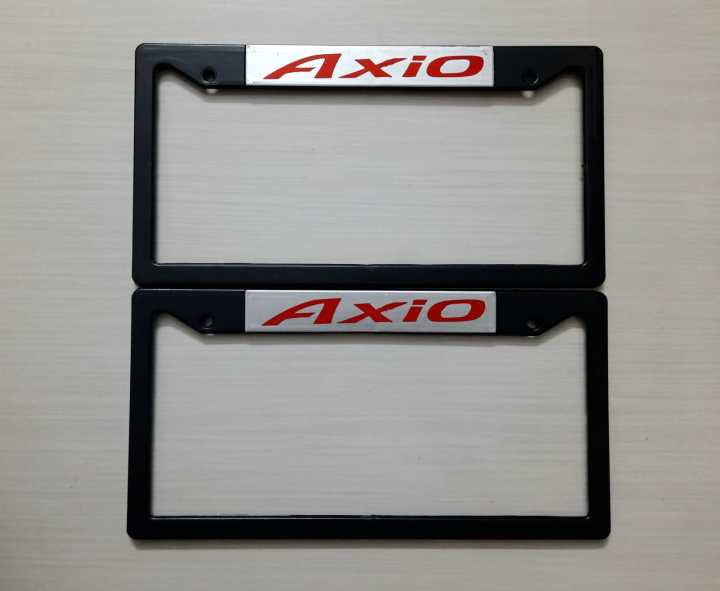 Axio Inner Frame AXIO Car License Number Plate Frame - (2 Pis-1 Set) | Daraz.com.bd