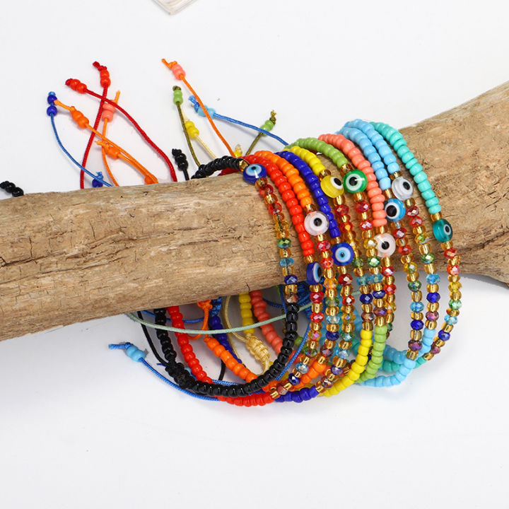 2024%20Fashion%20Evil's%20Eye%20Seed%20Beaded%20Bracelet%20Handmade%20Adjustable%20Women%20Bracelet%20Colorful%20Seed%20Beads%20Bracelet%20(KB8516)%20-%20Image%206