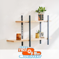 Wall shelf floating shelf Iron hanging shelf Model WL414. 