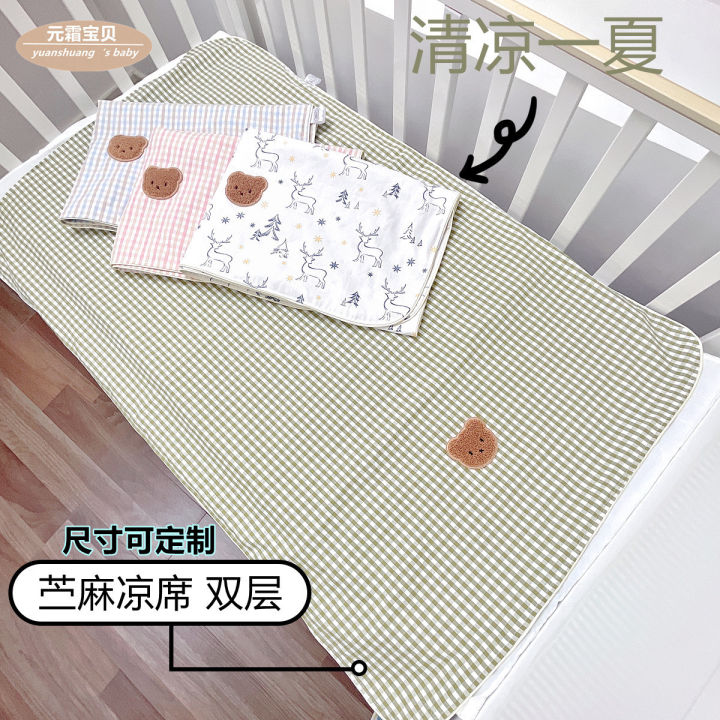 Baby Ramie Summer Mat Baby Summer Sleeping Mat Newborn Baby Crib Ramie Children Kindergarten Mat Summer