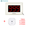 RETEKESS T114 Wireless Queue Restaurant Calling System Table Pager Host and Pagers for Staff Call Button. 