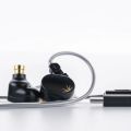 MOONDROP CHU II DSP Dynamic Driver In-Ear Earphone USB-C plug Earbuds High Performance IEM 0.78mm Detachable cable Wired Headset.