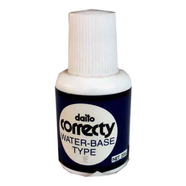Daito Correction Fluid, Water Base Type, 20 ml