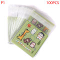 100pcs Food Ziplock Bag Cute Rabbit Bear Candy Cookie Packaging Bags Wedding Birthday Party Decorations Gift Wrapping Supplies.