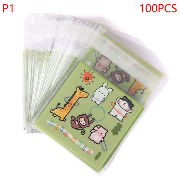 100pcs Food Ziplock Bag Cute Rabbit Bear Candy Cookie Packaging Bags Wedding Birthday Party Decorations Gift Wrapping Supplies