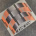 For KTM 125 EXC 125/250/300/350/450/500 Racing Wheels Strips Motorcycle Wheel Tire Stickers Reflective Rim Tape Bicycle Decals. 