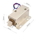 DC 12V Solenoid Electronic Door Lock Module For DIY Household Security Systems. 