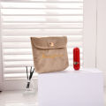 Vintage embroidery lipstick envelope small portable velvet cosmetic bag aunt towel sanitary napkin storage bag manufacturer wholesale. 
