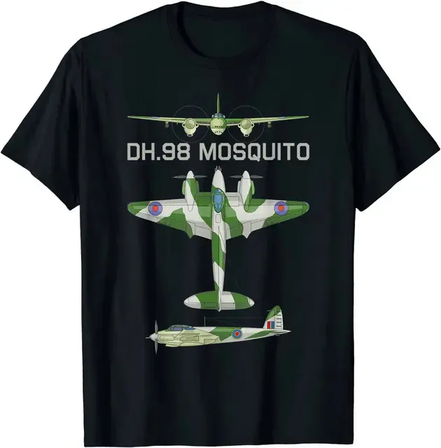 Mosquito%20British%20WW2%20Fast%20Fighter%20Bomber%20Plane%20Diagram%20T-Shirt%20Short%20Sleeve%20Casual%20100%25%20Cotton%20O-Neck%20Summer%20Men%20Tees%20-%20Image%205