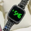 Luxury Stylish Touch Screen Diamond Watch For Ladies.