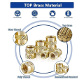 M2 M3 Threaded Inserts for Plastic Thermoset Brass Inserts for 3D Printed Injection Molding Press Threaded Nuts.