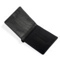 Curvy Black Billfold Leather Wallet Sb-W53 - Wallet. 