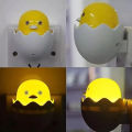 Cute Egg LED Night Light Bulb for Children Animal Chick Duck Night Lamp Bedside Automatic Lamp Sensor Control For Kids Room Dim light.