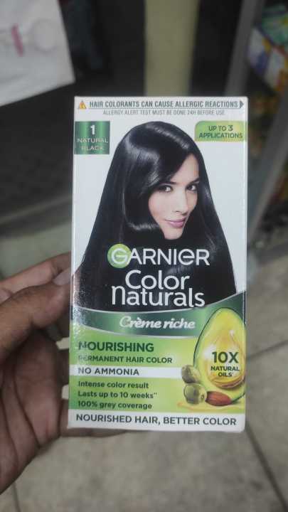 GarnierColor Naturals No Ammonia Permanent Hair Color Shade 1