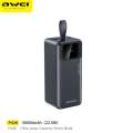 Awei P42K Power Bank 50000mAh Portable Powerbank For PD Fast Charger. 