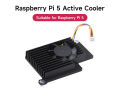 Waveshare Active Cooler for Raspberry Pi 5, Active Cooling Fan, Aluminium Heatsink, With Thermal Pads. 