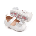 (HAVEit360) Baby Girl Princess Shoes 0-12 M with Shiny Diamond Party Shoes for Spring and Autumn Cute Bowknot High Quality 2024 New Fashion.
