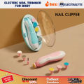 Electric Nail Trimmer for Baby  Baby Nail Trimmer Electric Newborn Essential Set Nail Clippers Tools Cutter Care Set Coupe Ongle Bebe With 6 Grinding Heads. 