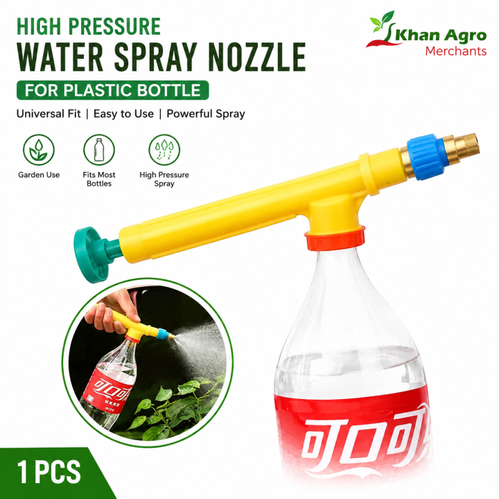 high pressure nozzle water garden water spray nozzle for plastic bottle universal 1 pcs