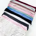 Pack of 5 Pcs Assorted Ladies Half Back Coverage Cotton Brief Panty From Levin.