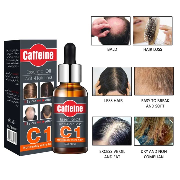 Caffeine C1 Anti Hair Loss Essential Oil For Man & Woman - 30 ml