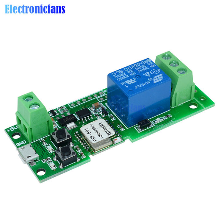 DC 5V 433Mhz Sonoff WiFi Wireless Smart Switch Relay Module For Smart Home For Apple For Android