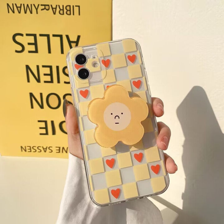 Phone%20Case%20For%20Redmi%2010X%20Note%2012%204G%208%209%209S%209T%2010%2010S%2011%2011S%2012S%2012%20Pro%20Plus%20Max%20Casing%20Cute%20INS%20Pink%20Love%20Flowers%20Flower%20Holder%20Back%20Cover%203D%20Clear%20Fashion%20Transparent%20Soft%20TPU%20-%20Image%205