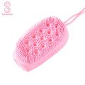 Gentle Silicone Body Scrubber Silicone Body Brush Exfoliating Bath Scrubber Shower Loofah Scalp Protection Gentle Deep Cleansing Tool for Sensitive Skin Kids Adults Multi-functional for Scalp. 