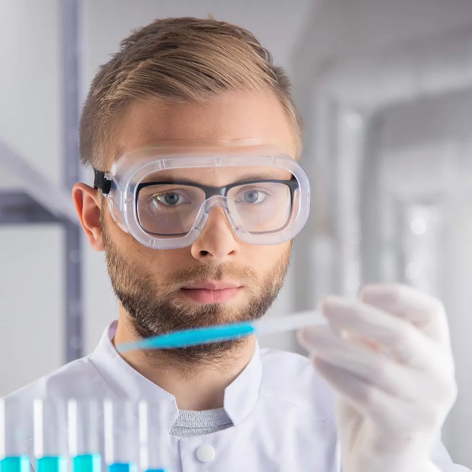 Anti-Fog Protective Safety Goggles Lab Goggles, Made in China