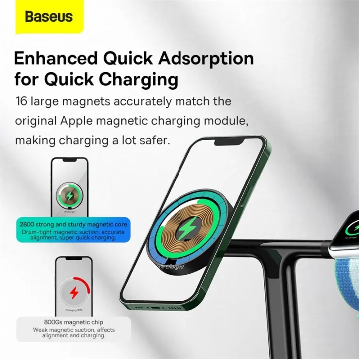 Baseus%203%20in%201%20Magnetic%20Wireless%20Charger%20Stand%20For%20iPhone%2014%2013%2012%20Pro%20Airpods%20Phone%20Fast%20Charge%20Dock%20Station%20For%20Apple%20Watch%208%207%20-%20Image%204