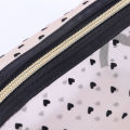 for Home Office Accessories Cosmetic Bag Love Makeup Bags Mesh Cosmetic Bag Portable Travel Zipper Pouches. 