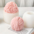 Aromatherapy Gypsum Soap Ice Cube Mold Home Decor Wool Ball Silicone Candle Mold Irregular Braided Ball Rope Knot. 