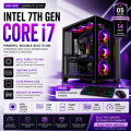 Intel Core i7 7th Gen RAM 16GB SSD 512GB Nvme 8GB Built In HD Graphic Gaming PC.