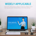 640P Webcam Live Streaming Webcam with Microphone 360 Degree Rotatable USB Web Camera for PC Laptop Desktop Webcam for Video Conference Meeting Gaming Desktop Office.