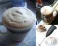 Hand Mixer Cappuccino Coffee Maker - Black.
