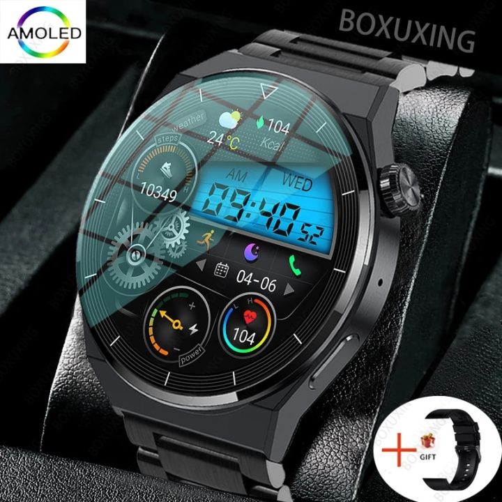 New NFC Smart Watch Men GT3 Pro AMOLED 390*390 HD Screen Heart Rate  Bluetooth Call IP68 Waterproof SmartWatch For Huawei Xiaomi