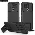 MobiCase S2 For OPPO A15 / A15S / A35 2021 Back Cover Case Slide Camera Phone Case Cover With Kickstand Hard Shockproof Armor Case Back Casing.