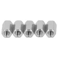 Fine Thread Coupling Nuts, Hex Coupling Nut Rustproof 20PCS for Bolt Stud Connection. 