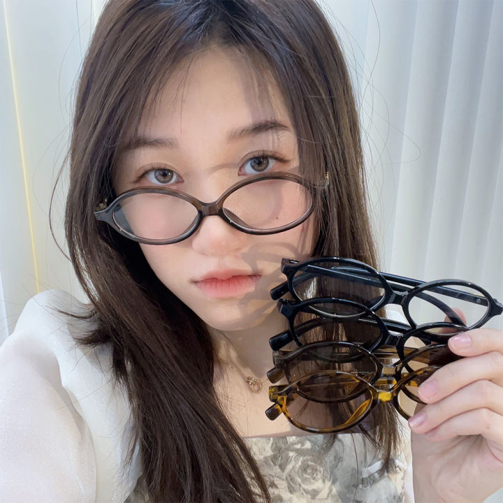Oval%20Small%20Frame%20Retro%20Female%20Plain%20Glasses%20Anti-blue%20Light%20Eyeglasses%20Eye%20Protection%20Ladies%20Fashion%20Optical%20Spectacle%20Eyeglass%201Pcs%20-%20Image%206
