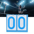 Scoreboard 2 Digit Score Keeper Flip Numbers For Tennis Football Volleyball.