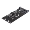 B+M key M.2 ngff ssd to m.2 sata 3 raiser m.2 to sata adapter expansion card. 