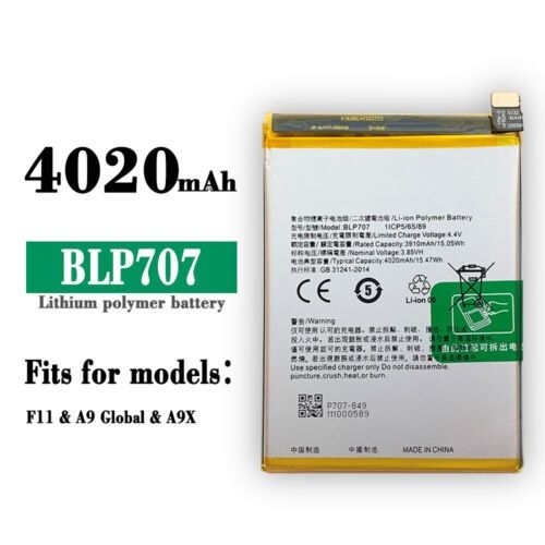 OPPO BLP707 4020 mAh Mobile Battery for OPPO A9 Global
