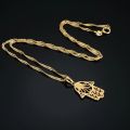New Fashion Hand Of Fatima Pendants Hamsa Chain Short Long Mens Womens Gold Color Necklace Jewelry Gift. 
