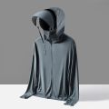 UPF 50+ UV Summer Skin Coats Men Ice Silk Sun Protection Ultra-Light Sportswear Outwear Windbreaker Casual Jackets Breathable. 