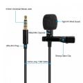 3.5 AUX Mini Lavalier Lapel Microphone Omnidirectional Mic with Clip On Model: GL-119. 
