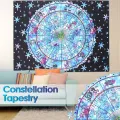 Decor Living 79*59'' Twin Zodiac Astrology Tapestry Wall Hanging Mandala Tapestries Bedspread. 