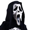Scary Ghost Face Mask for Adult Halloween Scream Mask Horror Latex Mask Horrible Skull Face Mask for Costume Cosplay Party.
