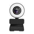 4K/2K/1080P HD Webcam With Microphone Auto-Focus LED Web Camera 3 Level Light Kameras For Computer PC Video Recording Webcams. 