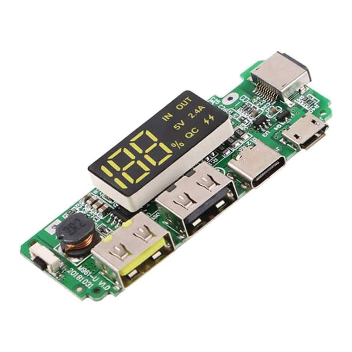 LED%20Dual%20USB%205V%202.4A%20Mini%20Type-C%20Power%20Bank%20Module%2018650%20Fast%20Charger%20Board%20Lithium%20Battery%20Charging%20Module%20DIY%20with%20Overcharge%20Over%20discharge%20Short%20Circuit%20Protection%20LED%20Display%20-%20Image%202